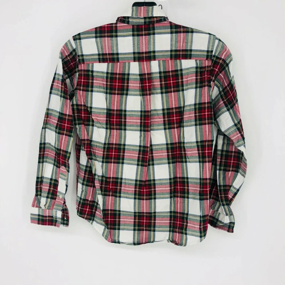 2PC- Brooks Brothers Boys Stripe Rugby Cotton Collared Long Sleeve Shirt Size M